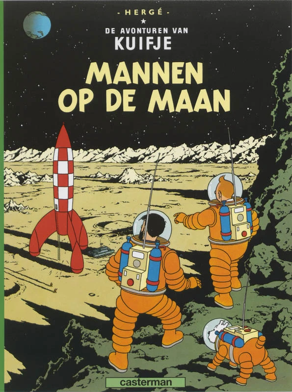 Mannen op de maan – Hergé – boek cover