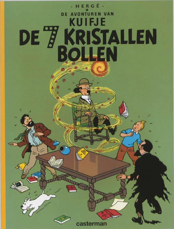 De 7 kristallen bollen – Hergé – boek cover