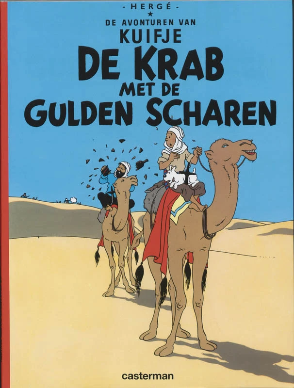 Kuifje 8 de krab met de gulden scharen – Hergé – boek cover