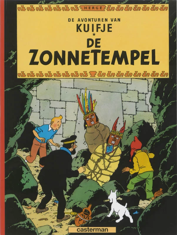 De zonnetempel – Hergé – boek cover