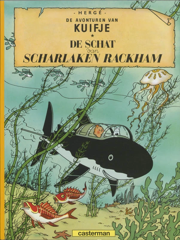 11 de schat van scharlaken rackham – Hergé – boek cover