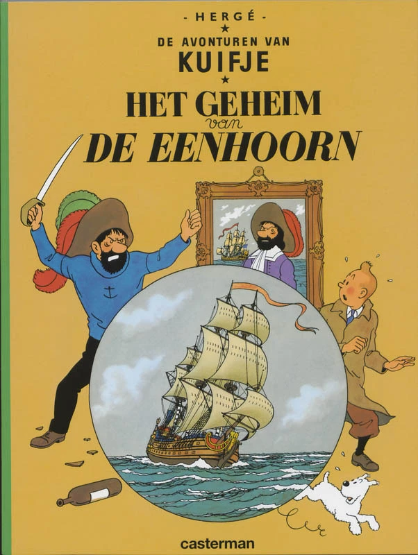 Het geheim van de eenhoorn – Hergé – boek cover