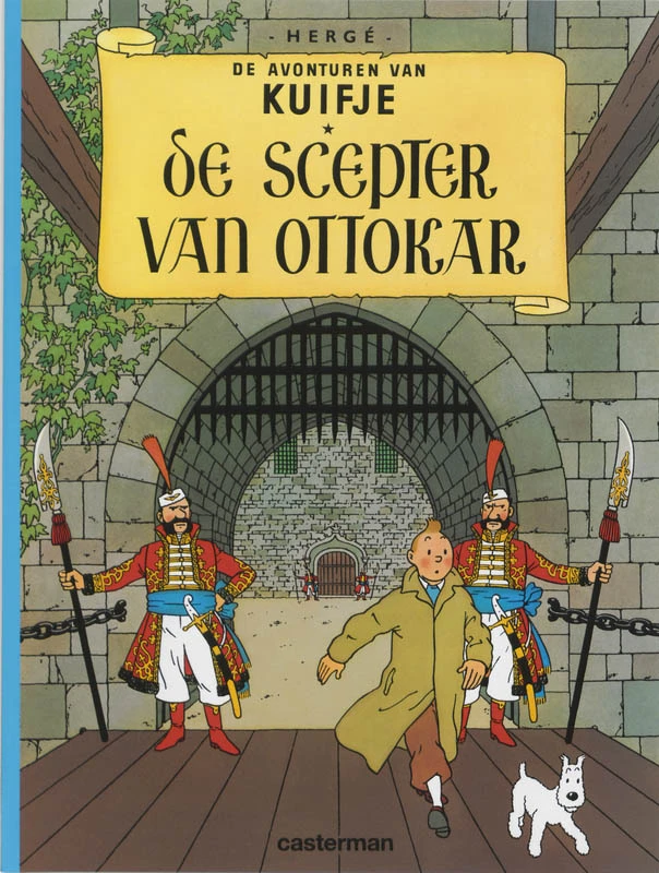 De scepter van ottokar – Hergé – boek cover