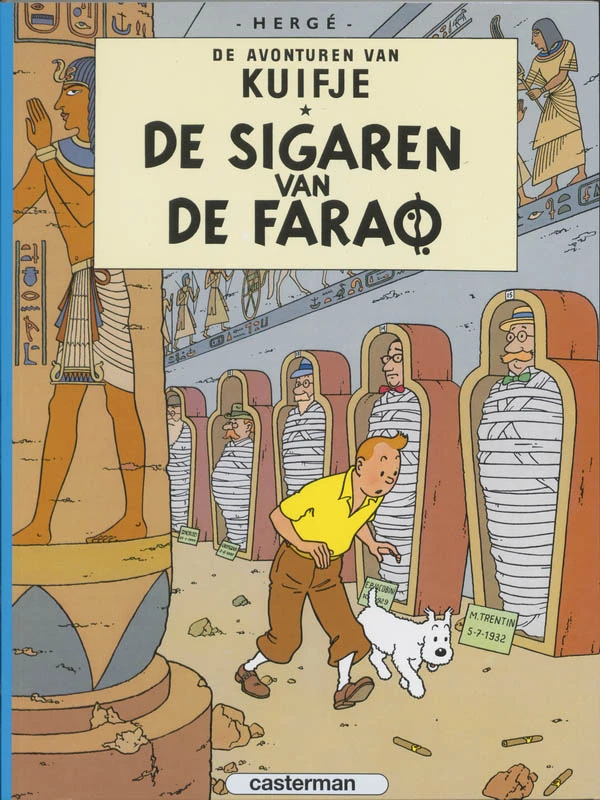 Kuifje 03 sigaren van de farao – Hergé – boek cover