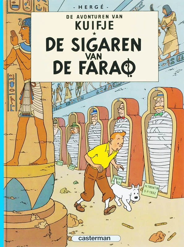 De sigaren van de farao – Hergé – boek cover