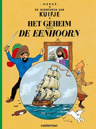 Het geheim van de eenhoorn – Hergé – boek cover