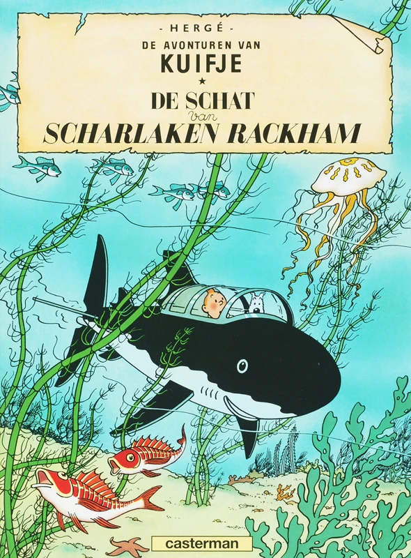 de schat van scharlaken rackham – Hergé – boek cover