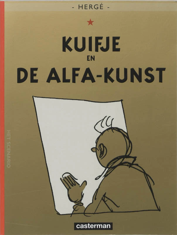 Kuifje en de Alfa-kunst – Hergé – boek cover