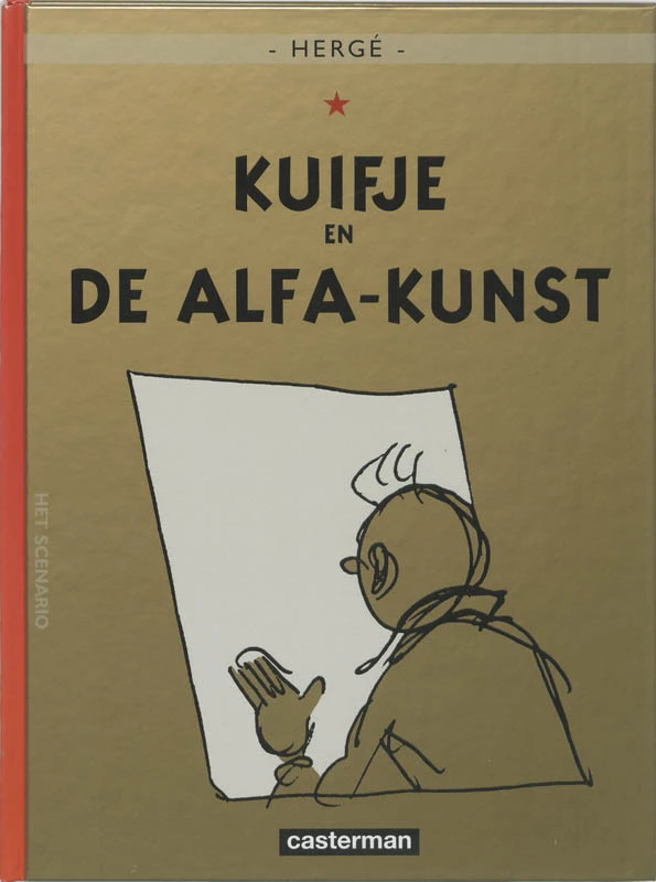 Kuifje en de Alfa-kunst – Hergé – boek cover