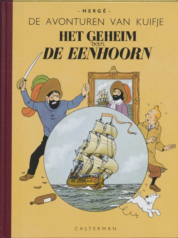 Het geheim van de eenhoorn – Hergé – boek cover