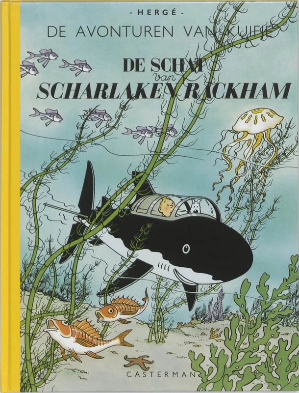 De schat van Scharlaken Rackham – Hergé – boek cover