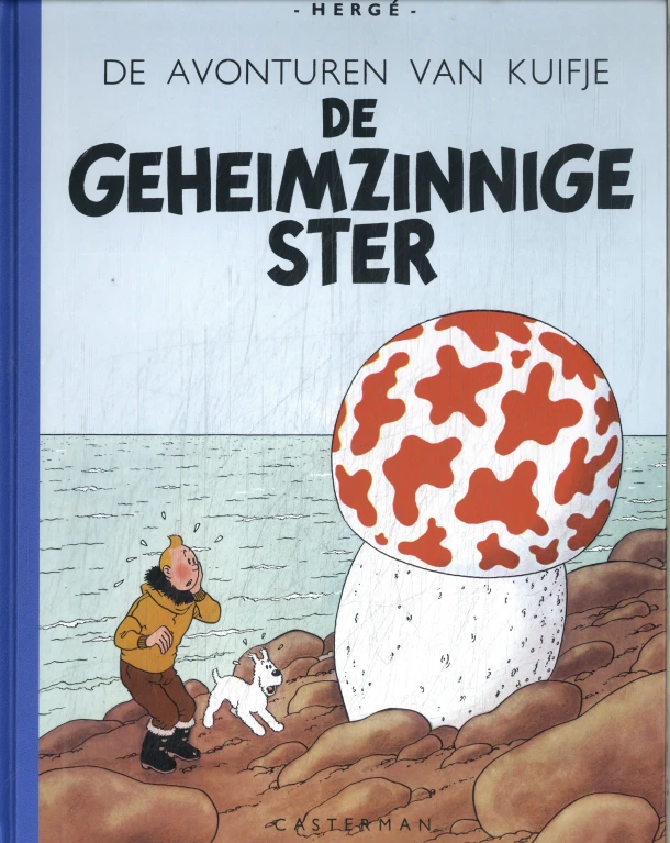 De geheimzinnige ster – Hergé – boek cover