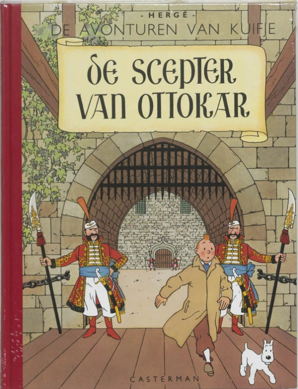 De scepter van Ottokar – Hergé – boek cover