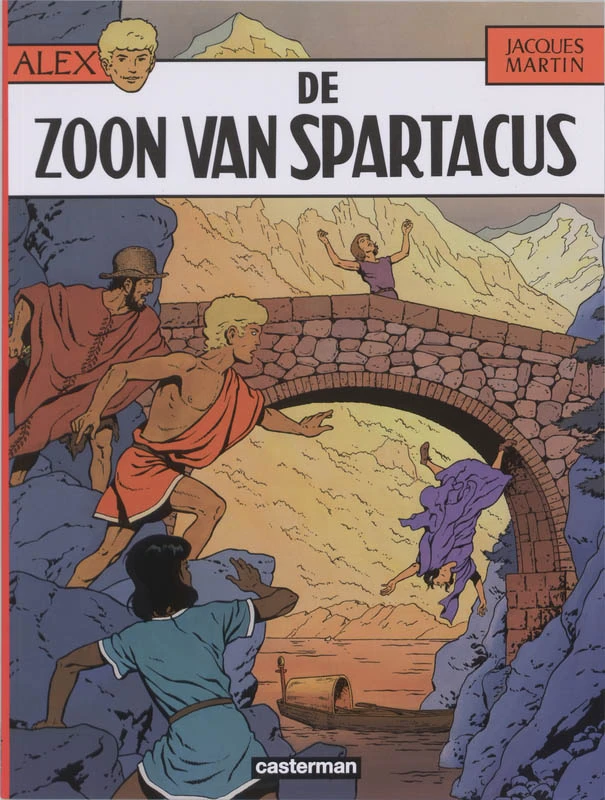 De zoon van Spartacus – Jacques Martin – boek cover