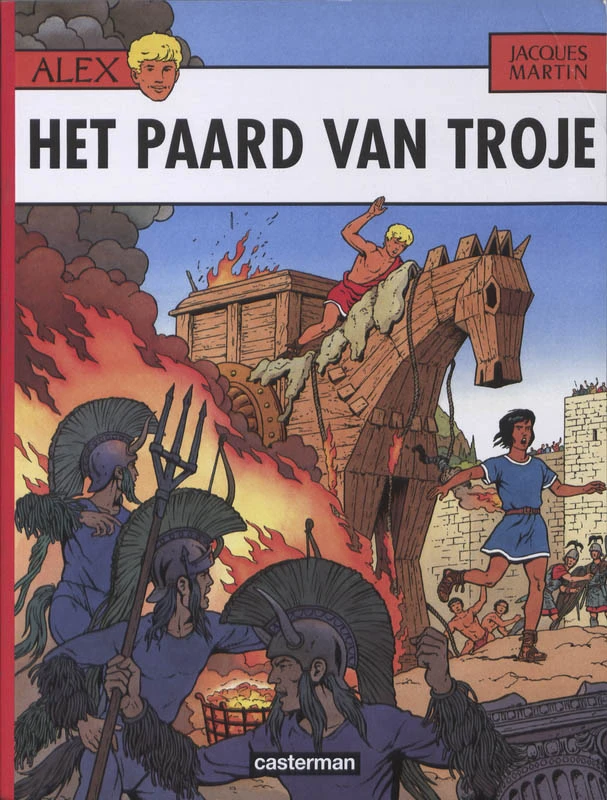 Alex 19 Het paard van troje – Jacques Martin – boek cover