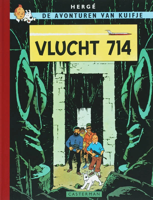 Vlucht 714 facsimile kleur – H. Herge – boek cover