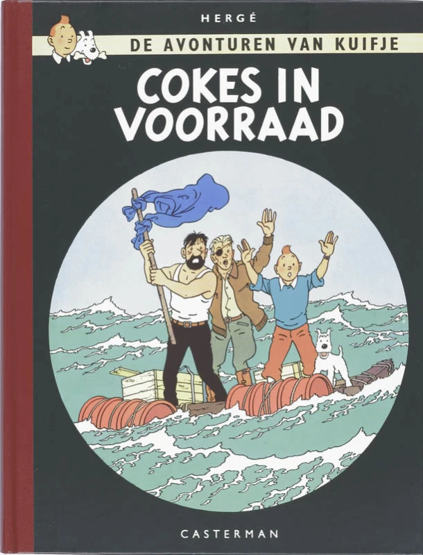 Coces in voorraad – Hergé – boek cover