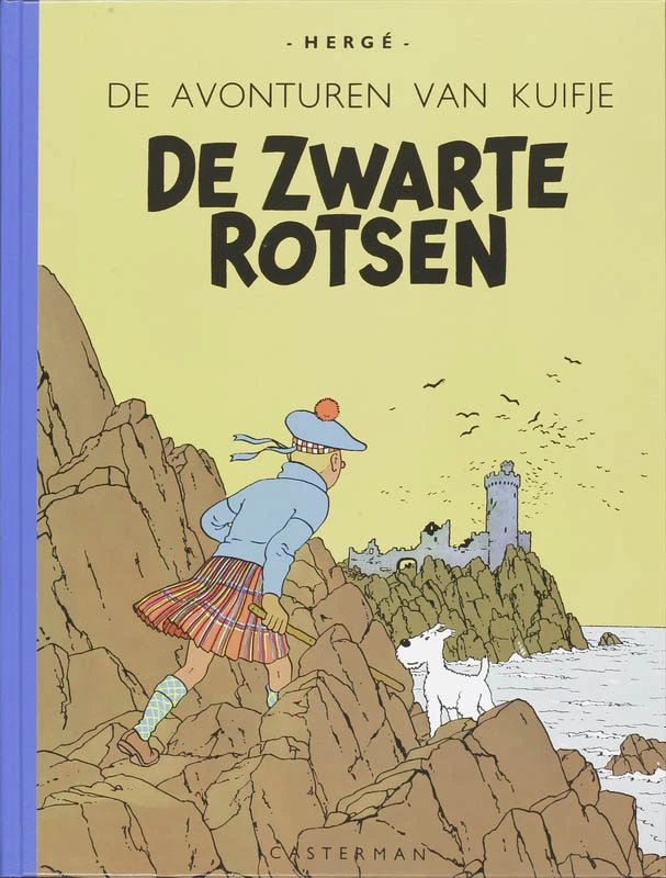 De zwarte rotsen – H. Herge – boek cover