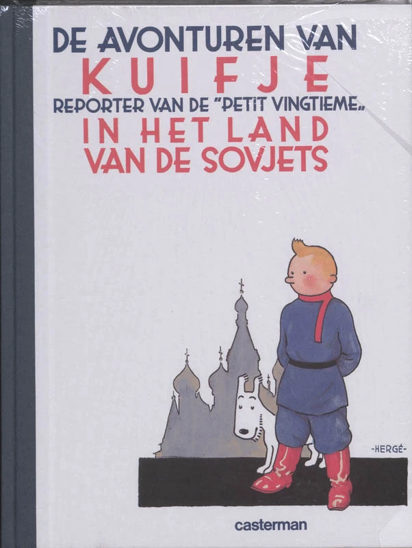 Kuifje in het land van de Sovjets – H. Herge – boek cover