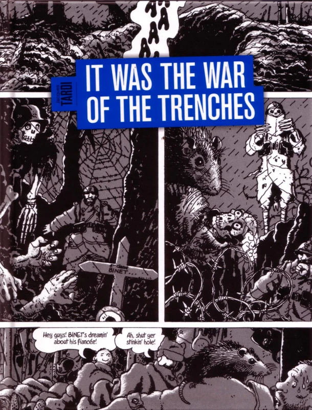 It was the war of the trenches (Loopgravenoorlog ENG) – Jacques Tardi – boek cover
