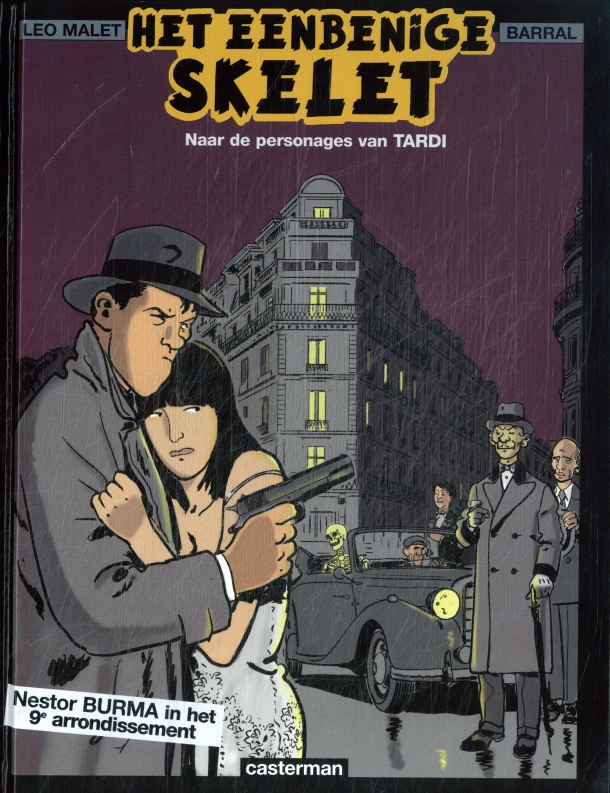 Het eenbenige skelet – boek cover