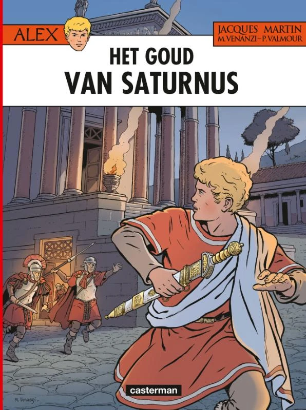 Het goud van Saturnus – Jacques Martin – boek cover