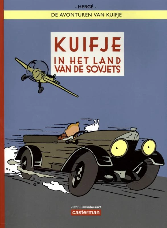 Kuifje in het land van de Sovjets – boek cover