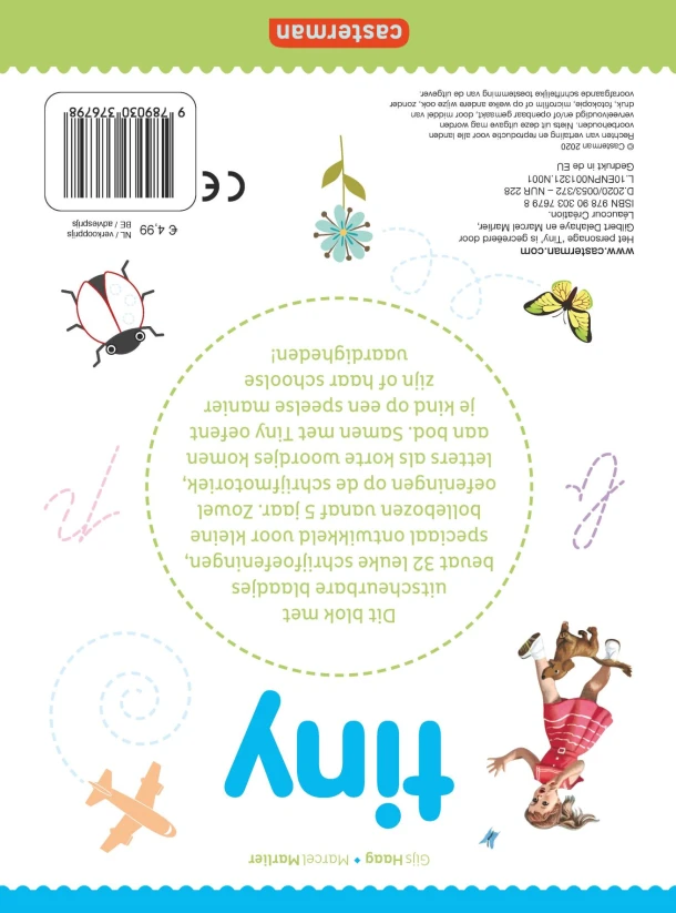 Tiny Oefenblok - Ik leer schrijven 5+ – Gijs Haag – boek cover