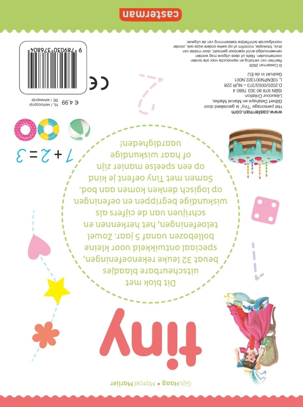 Tiny oefenblok - Ik leer rekenen 5+ – Gijs Haag – boek cover