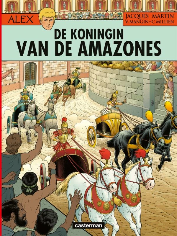 De Koningin van de Amazones – Jacques Martin – boek cover