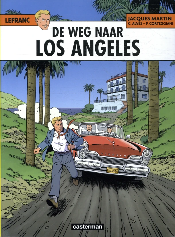 De weg naar Los Angeles – Christophe Alvès – boek cover