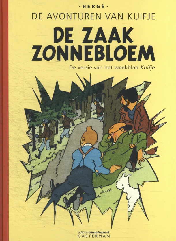De zaak Zonnebloem – Hergé – boek cover