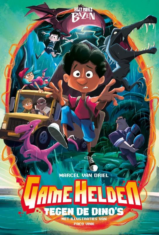 Game Helden tegen de Dino's – Marcel van Driel – boek cover