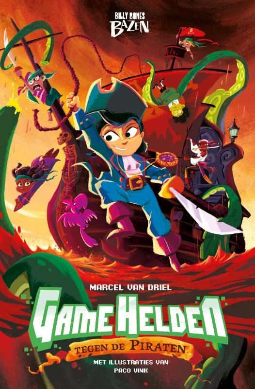 Game Helden tegen de piraten – Marcel van Driel – boek cover