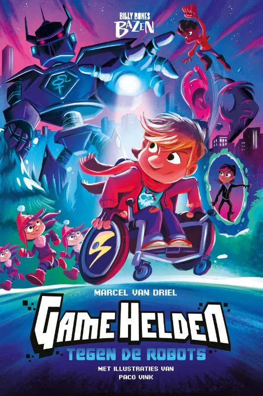 Game Helden tegen de robots – Marcel van Driel – boek cover