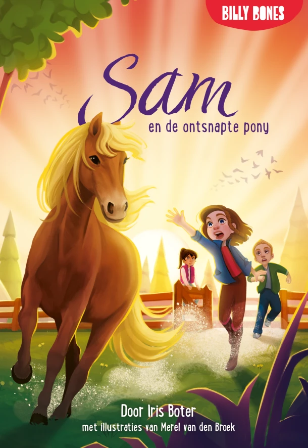Sam en de ontsnapte pony – Iris Boter – boek cover