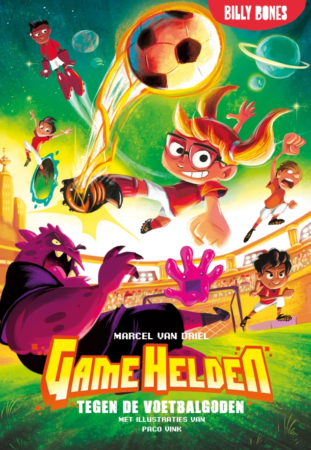 Game Helden tegen de voetbalgoden – Marcel van Driel – boek cover