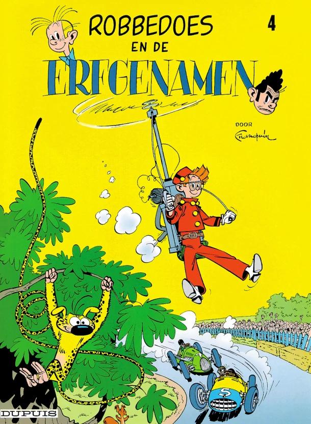 Robbedoes en de erfgenamen – boek cover