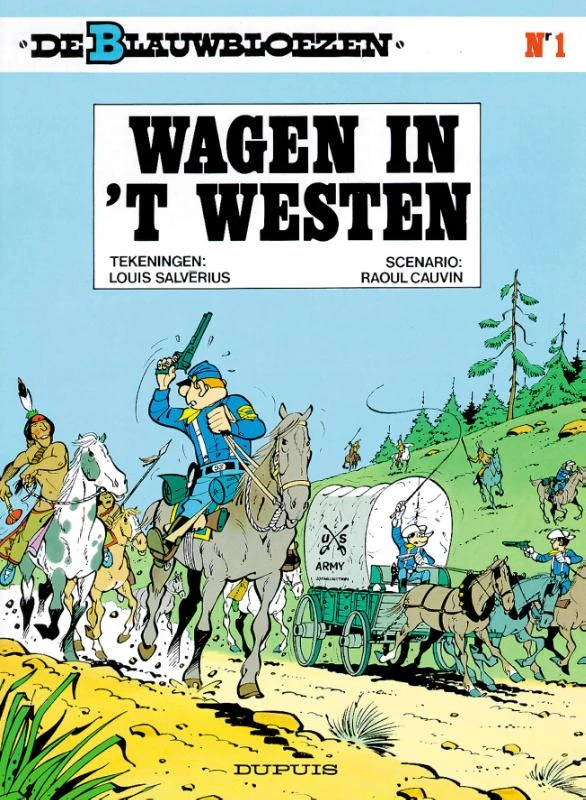 Wagens in ‘t westen – Salverius – boek cover