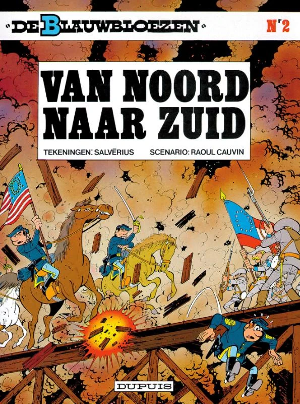 Van noord naar zuid – Cauvin – boek cover