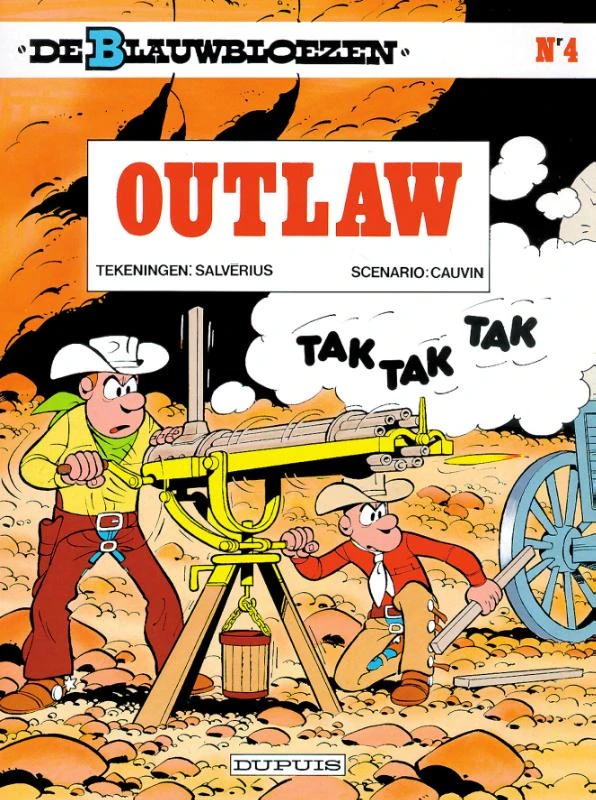 Outlaw – Cauvin – boek cover
