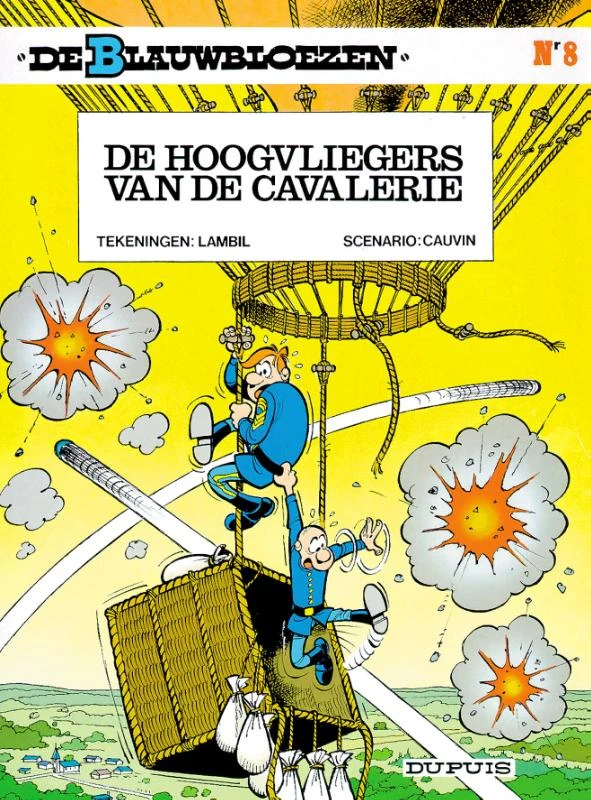 De hoogvliegers van de cavalerie – Lambil – boek cover