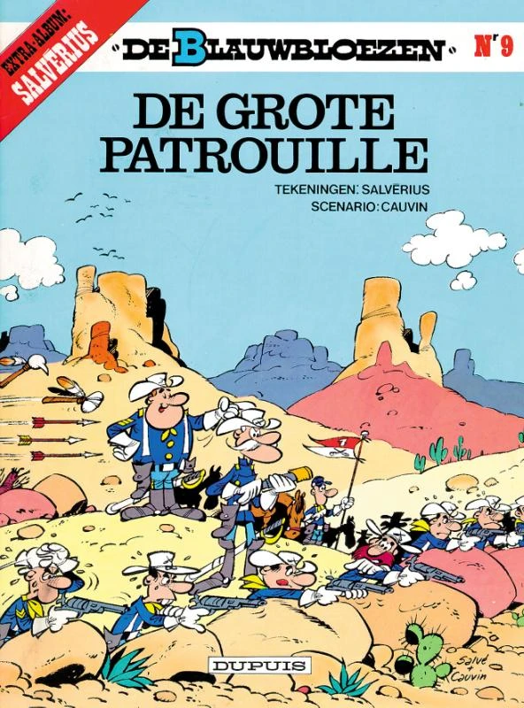 Grote patrouille – Cauvin – boek cover