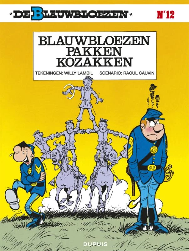 Blauwbloezen pakken kozakken – Cauvin – boek cover