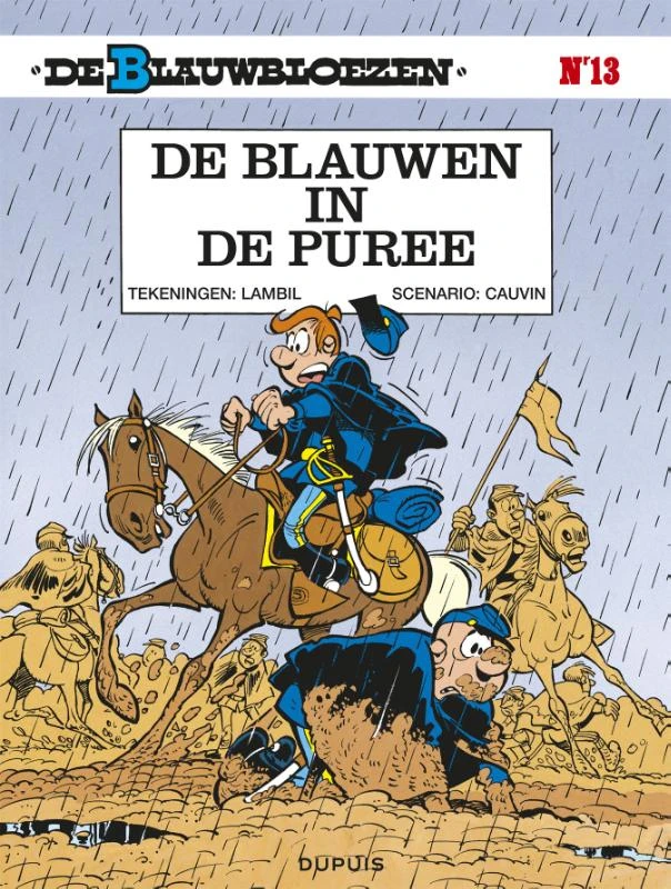 Blauwen in de puree – Cauvin – boek cover