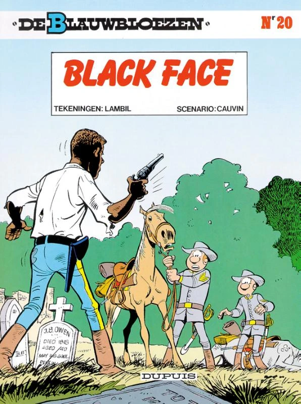 Black face – Lambil – boek cover
