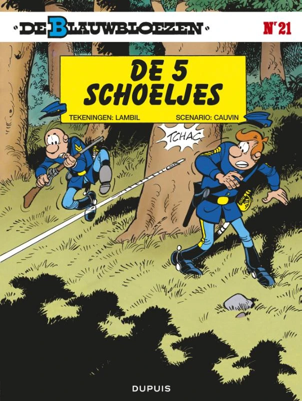 Vyf schoeljes – Lambil – boek cover