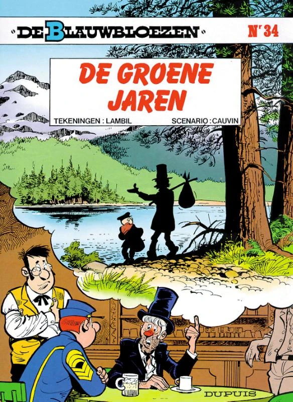 De groene jaren – Lambil – boek cover