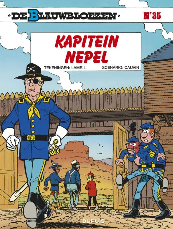 Kapitein Nepel – Lambil – boek cover
