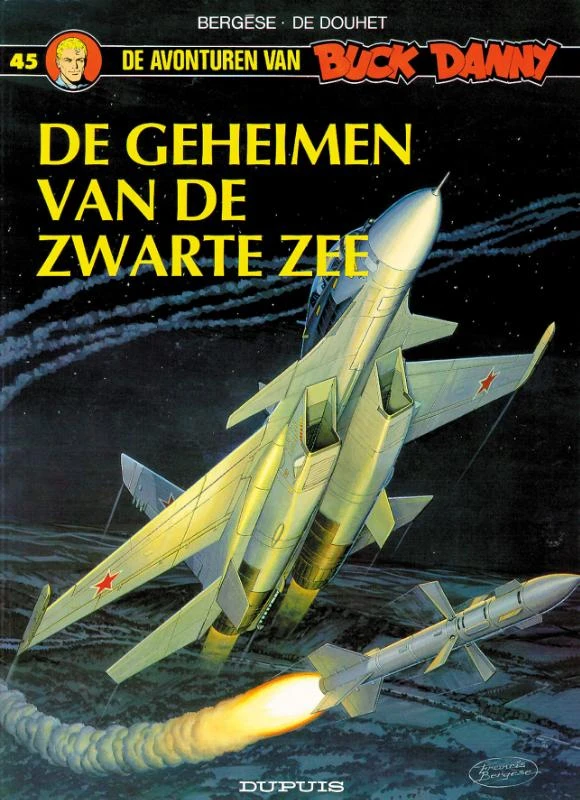 Avonturen buck danny 45 geheimen zwarte – Bergese – boek cover